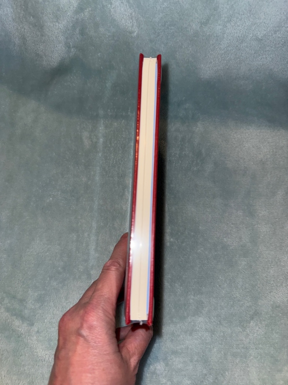 kate spade Red Hardcover Monogram 'a' Journal with Light Blue Accents - Picture 5 of 10